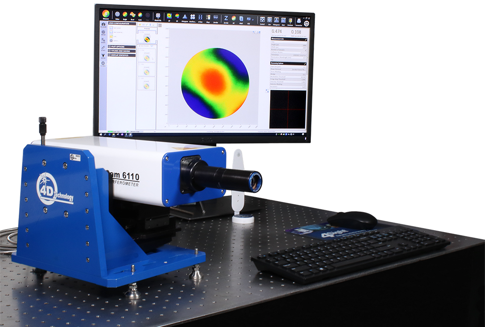 4D Technology PhaseCam 6110 High Resolution Twyman-Green Dynamic Laser Interferometer