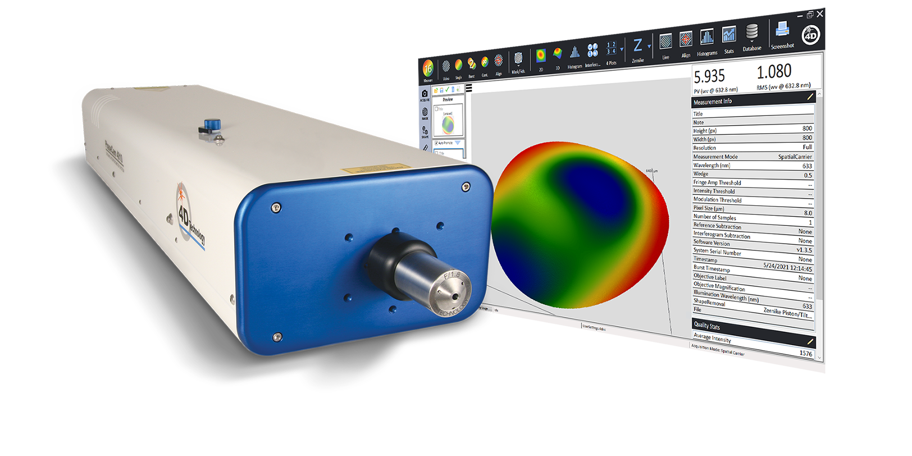 4D Technology PhaseCam 4030 Dynamic Interferometer