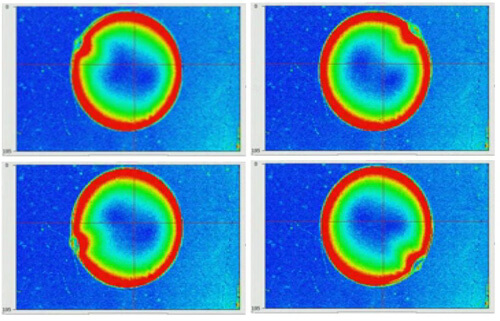 PolarView provides real-time measurements, even on moving parts such as this spinning lens.