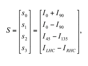 Stokes Vectors definition equations